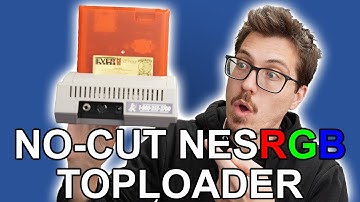 No Cut Top Loader NESRGB Install - My favorite NES console!