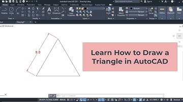 Learn How to Draw a Triangle in AutoCAD
