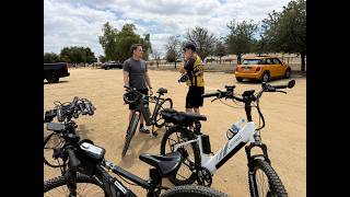 Easy 20-mile ride on Santa Ana River Bike Trail on Lectric XPress and Trek ebikes
