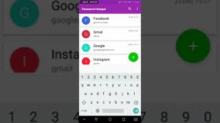 Password Keeper app video screenshot 2