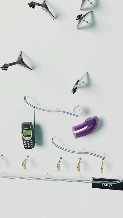 Marble plays nokia ringtone on amazing instrument!