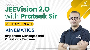 Kinematics | Imp Concepts & Most Expected Questions | JEE Main April 2021 | Gradeup