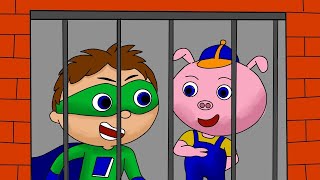 Super Why Go To Prison With The Pig Drawing Story