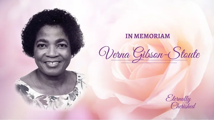 In Memoriam -  VERNA GIBSON - STOUTE