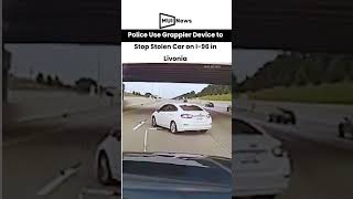 Police Use Grappler Device to Stop Stolen Car on I 96 in Livonia