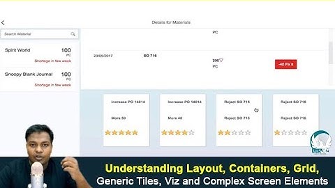What we Are Going to Build in Detail Inspection Layout - UI5 Update(2018)