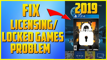 PS4: HOW TO FIX LICENSING PROBLEM AND GET LOCKED GAMES BACK (JUNE 2019)