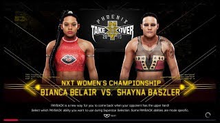 NXT TakeOver: Phoenix: Shayna Baszler vs. Bianca Belair for the NXT Women's Championship (WWE 2K19)