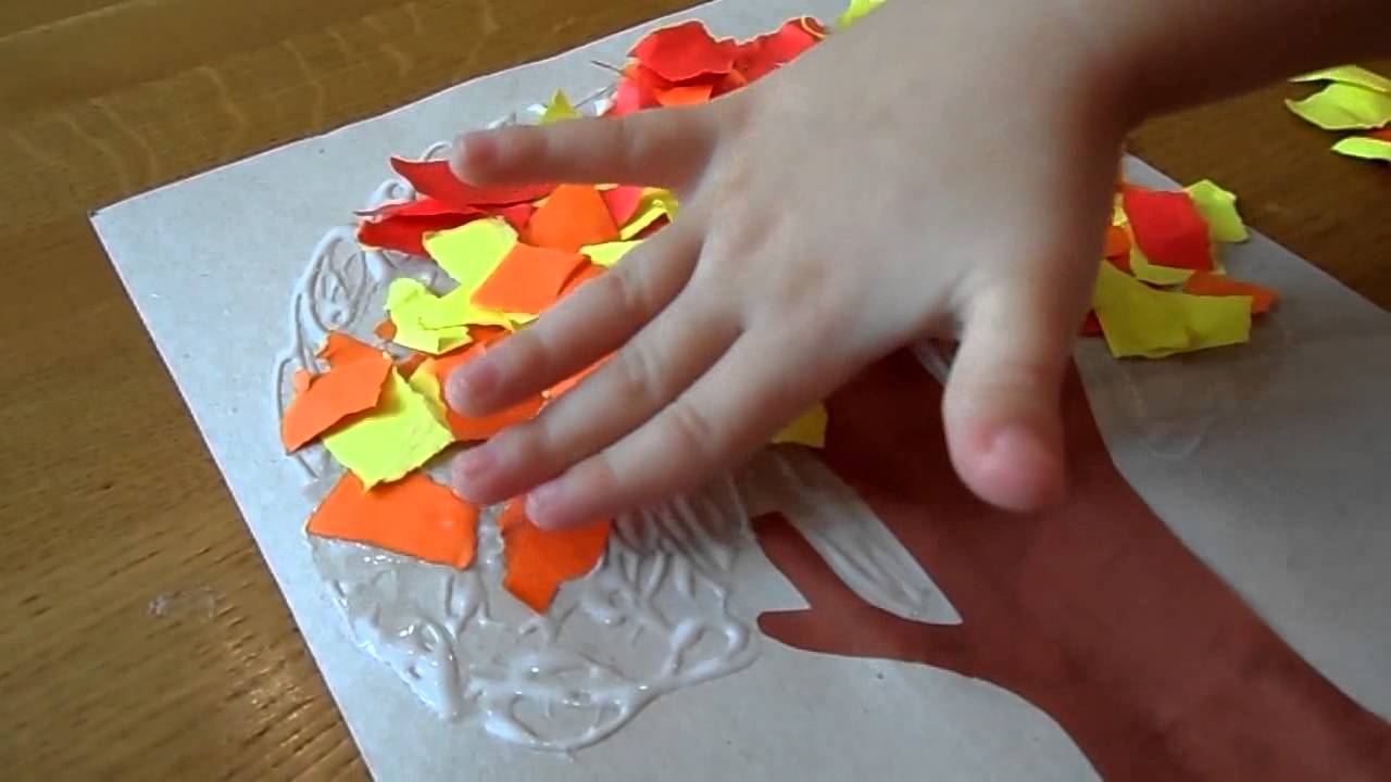 DIY. Children's crafts and applications . Детские поделки из бумаги.Аппликация.(