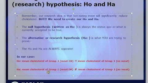 Introduction to Hypothesis Testing with Dr Ami Gates