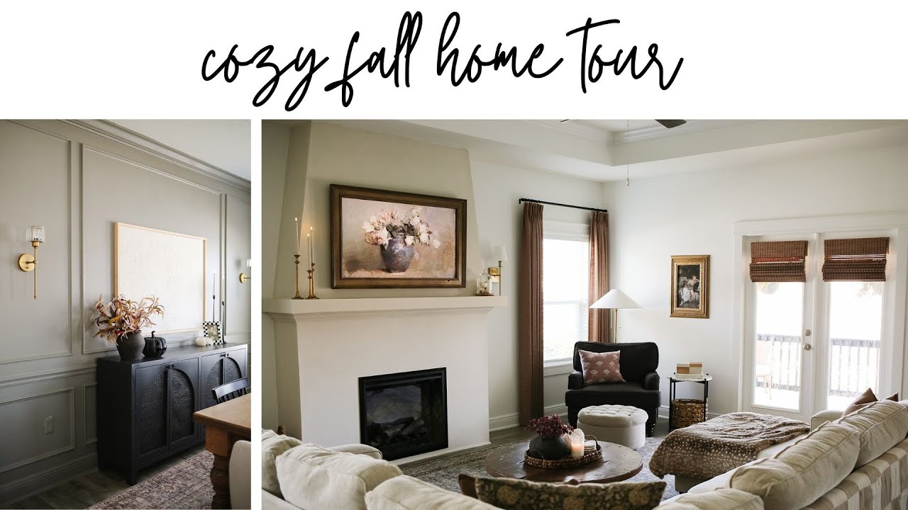 Cozy Fall Home Tour | Simple Fall Decor | Fall Decorating Ideas - YouTube