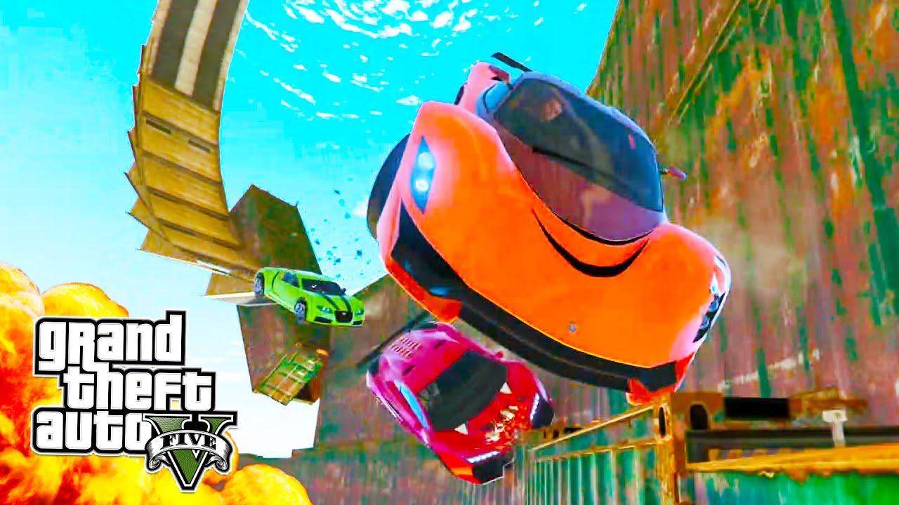 EXTREME SKY-HIGH STUNTS! (GTA 5 PS4 Gameplay Livestream)
