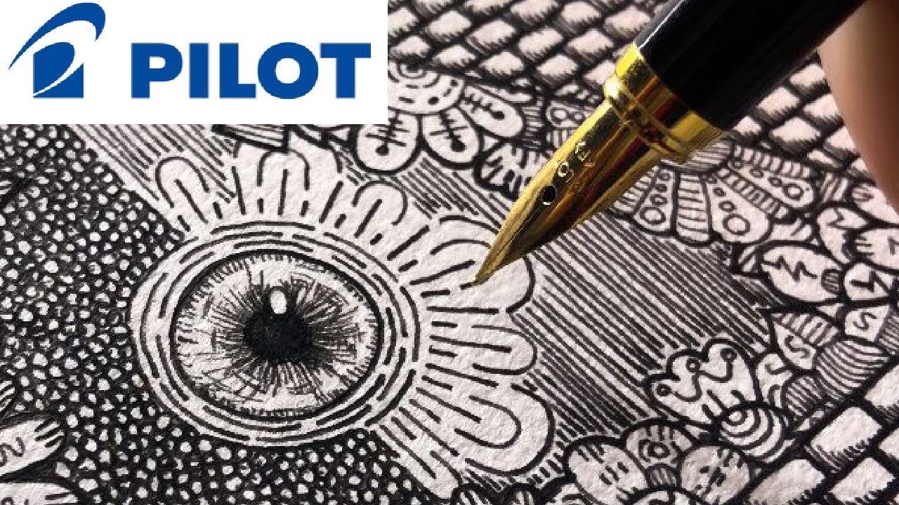 万年筆初心者 Pilotカートリッジ式万年筆イラストの描き方 インクの入れ方 Youtube