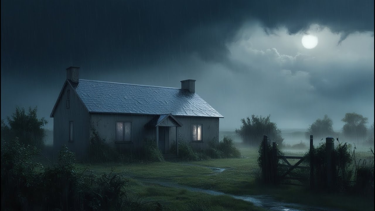 100% Will Sleep Fast | Heavy Rain on Tin Roof of Farmhouse with Mighty ...