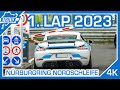 1. LAP 2023 - Whats New in 2023 on NÜRBURGRING NORDSCHLEIFE BTG 4K - Porsche 718 GT4 MR