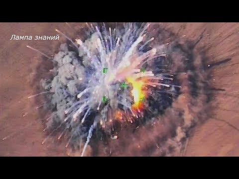 Удар ракеты Искандер в ЗРК «Бук» Украины