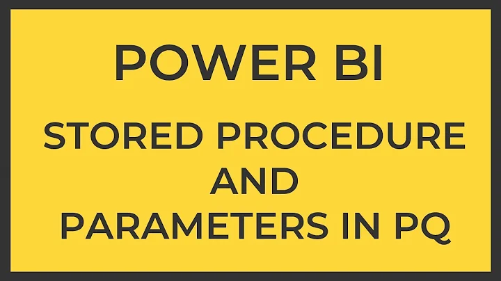 How To Load Data In Power BI With Stored Procedure and Parameters | Power BI Tutorial