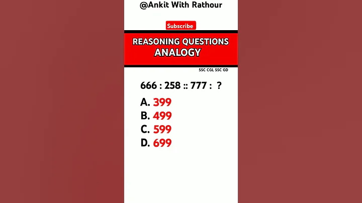 Missing Number | Reasoning Questions 353 | Analogy | SSC CGL SSC GD | #reasoning #shortsfeed