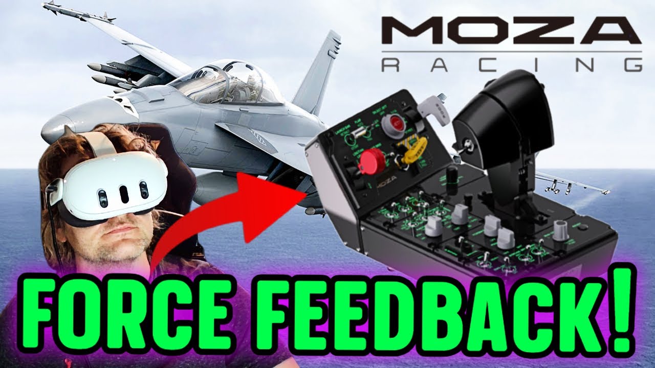 DCS 80FPS DLSS 4 | Moza FORCE FEEDBACK Throttle Quadrant FULL