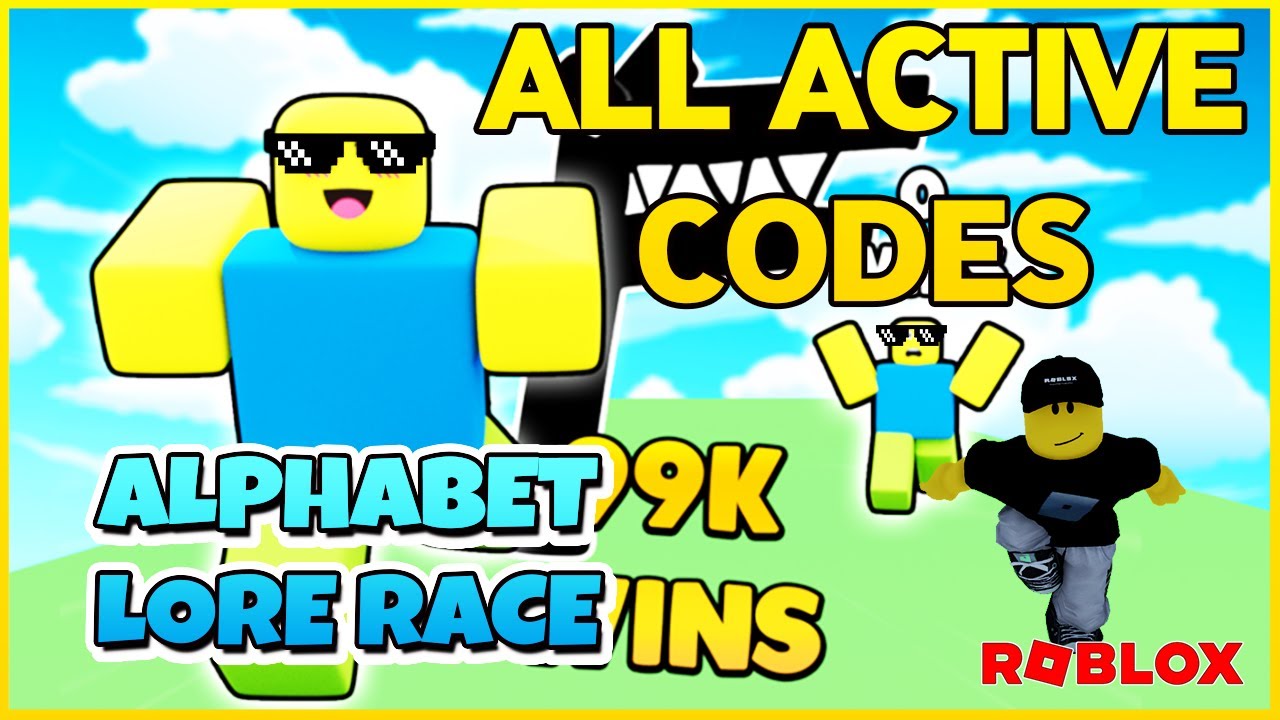 Alphabet Lore Race Codes - Roblox