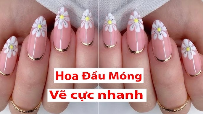 Daisy Nail Design - Vẽ Hoa Đầu Móng Cho Bạn Mới Làm Nail.