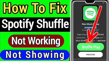 How to Fix Spotify Shuffle Not Working / Showing || How To Fix Spotify Shuffle Option Not Showing
