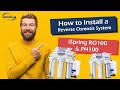 iSpring RO100 PH100 Fast Flow RO Reverse Osmosis 100GPD Water Filtration System DIY Installation