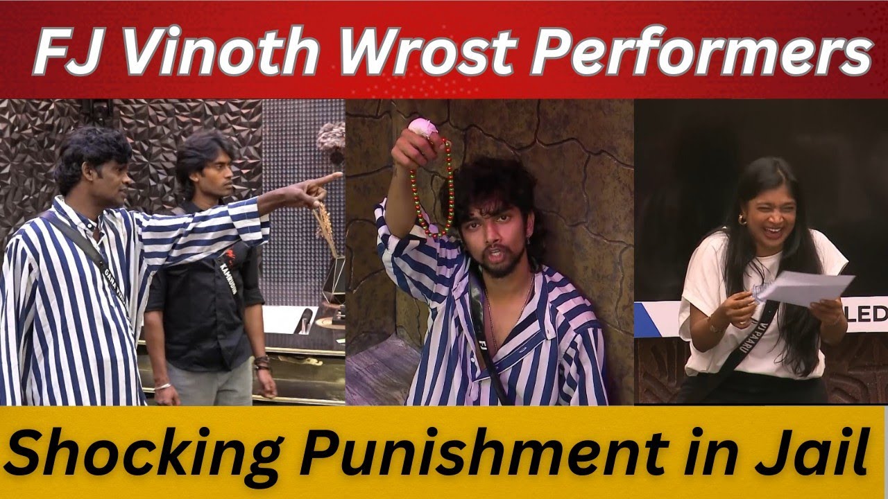 Vinoth Oper FJ Vinoth Punishment | Bigg Boss Tamil Season 9 | 28th November 2025 ...