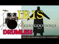 Iris - Goo Goo Dolls (HQ Audio) - Drumless #drumless #drumcover #drumlessons #drummer #hitsongs