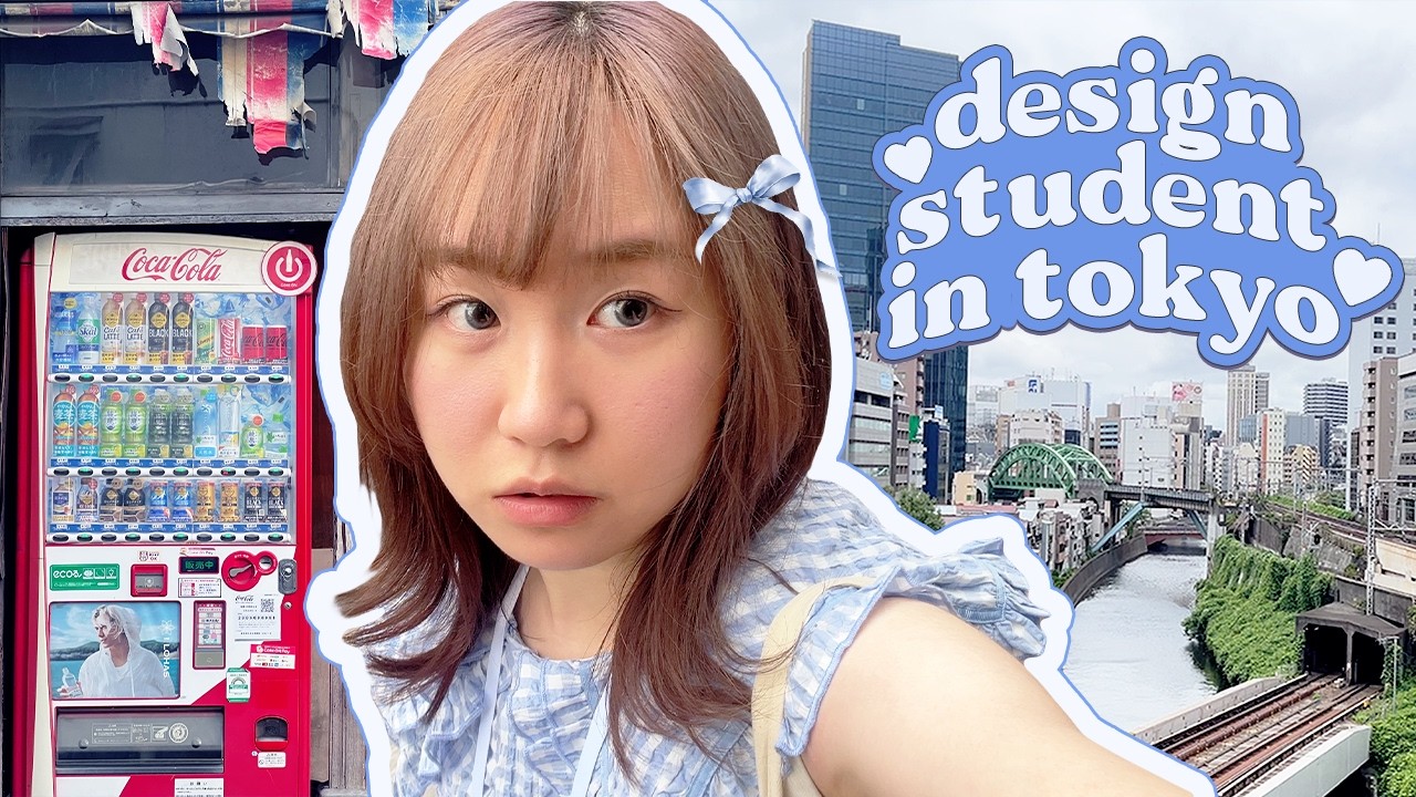 realistic student life in japan 🇯🇵⋆˚࿔ finals week at a tokyo art & design uni
