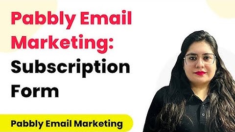 Pabbly Email Marketing Subscription Form