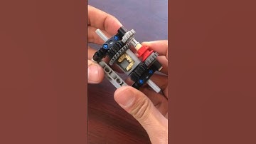 Ultra Compact Differential Lock 🔒 #legotechnic