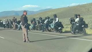 Group of 30 motorcyclists pulled over on I-15 in Iron County after reports of reckless driving