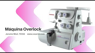 Overlock Janome 7034d :: Casa Rizo