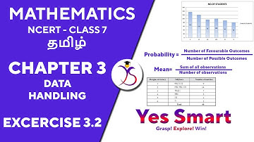 NCERT | CLASS 7 | EX 3.2 | DATA HANDLING ~ Edition 2022/12 [Tamil]