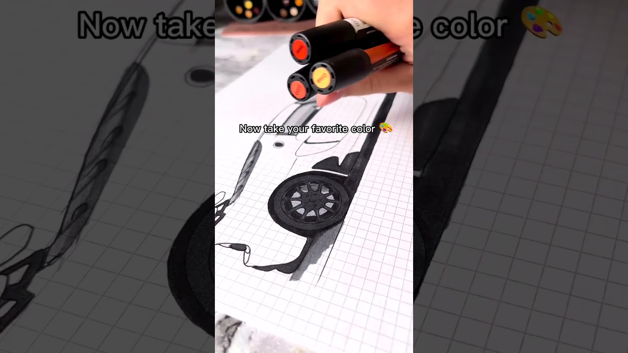 How to draw a Lotus car