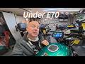 Under £70 Motorcycle CarPlay screen with navigation + music + calls