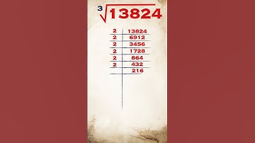 Cube root of 13824 / 13824 ka ghanmul /  #publicmaths #shorts #cuberoot #mathsshorts