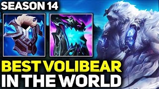 RANK 1 BEST VOLIBEAR IN SEASON 14 - AMAZING GAMEPLAY! | League of Legends