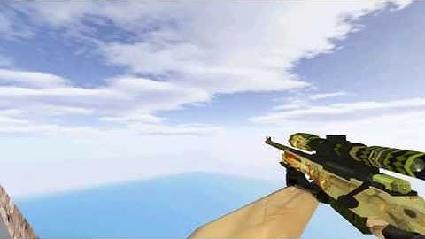CS:GO AWP Dragon Lore w/ Dragon Lore stickers for CS 1.6 (NEW CS20 STICKERS)
