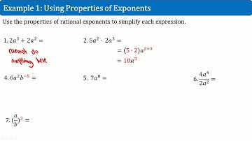 Properties of Rational Exponents part 1