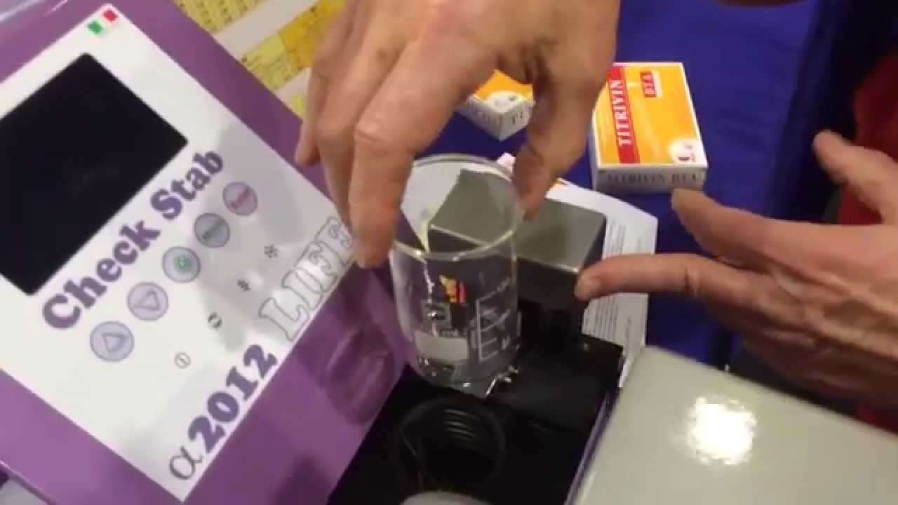 CheckStab instrument for checking tartaric stability in wine making