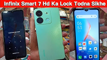 Infinix Smart 7 HD Unlock without pc | Infinix x6516 Factory Reset & Remove Pin/ Password Lock 2025
