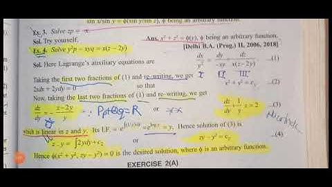SOLVED QUESTION OF LAGRANGE EQUATION PDE| PRACTICE SET BSC MSC CSIR-NET MATHEMATICS 🙏 CUCET PG UG