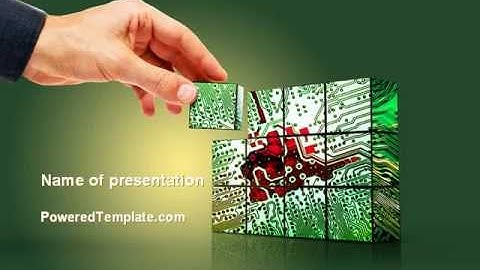 Microchip Technology PowerPoint Template by PoweredTemplate.com