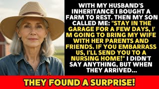 With My Husbands Inheritance I Bought A Beautiful Farm Then My Son Called With A Cruel Demand