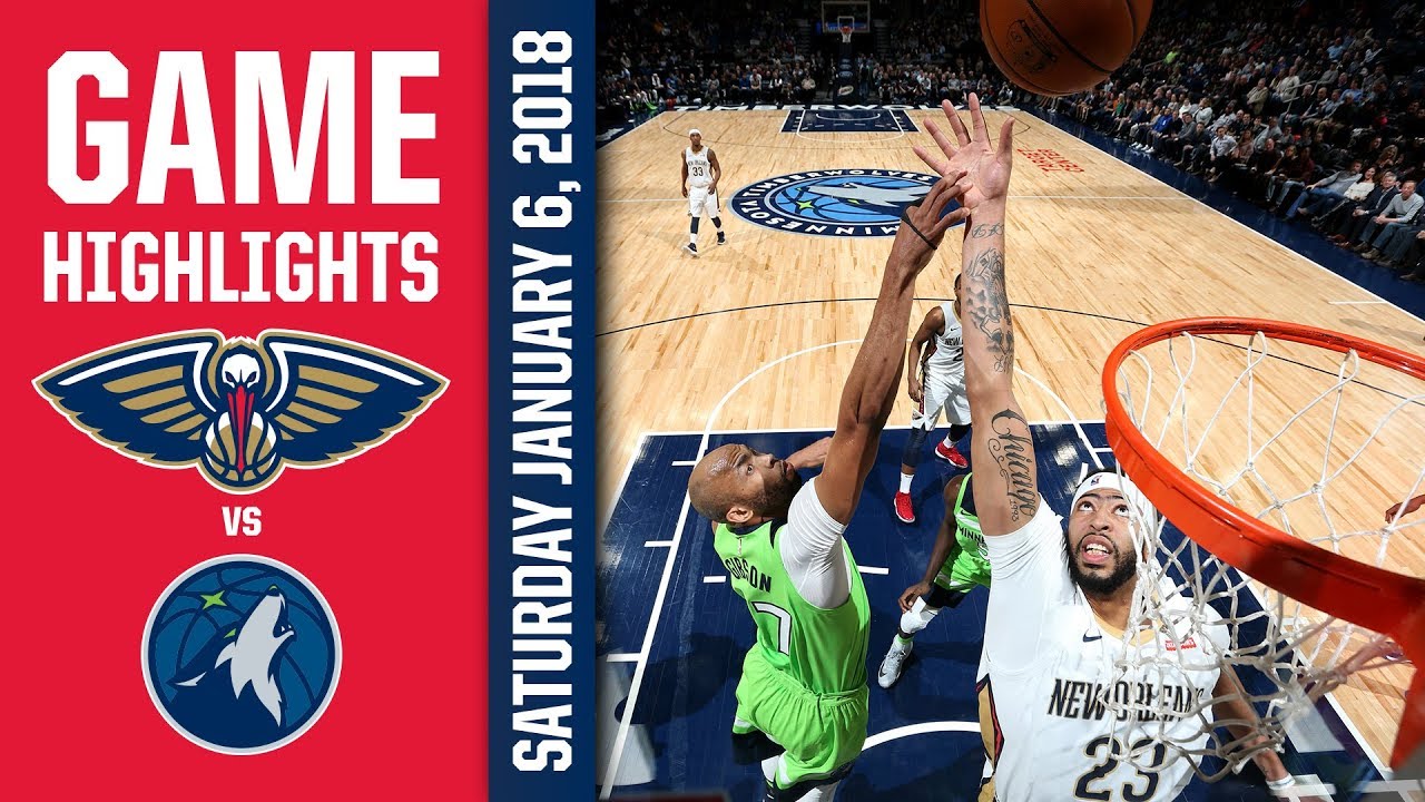 lonzo ball injury Pelicans Game Highlights vs. Minnesota Timberwolves - 1/6/18