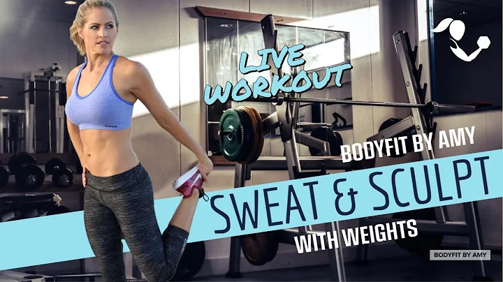 LIVE Sweat & Sculpt Workout with Weights