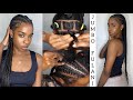 Detailed Fulani Braids~ From Pre-Parting to Knotless to Feed-ins| Super Easy DIY