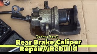 How to repair/rebuild a leaking brake caliper (Proton Gen 2 / Persona)